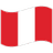 bandera perú icono