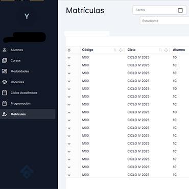 Sistema Web Administrativo para Escuela