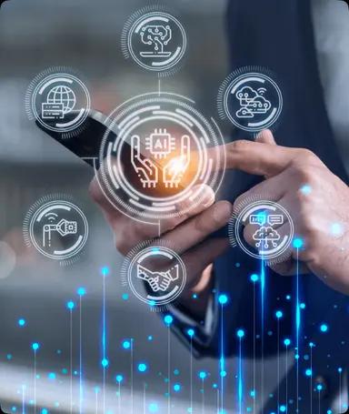 operaciones desde un smartphone